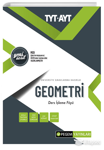 TYT-AYT Geometri Ders İşleme Föyü Pegem Akademi